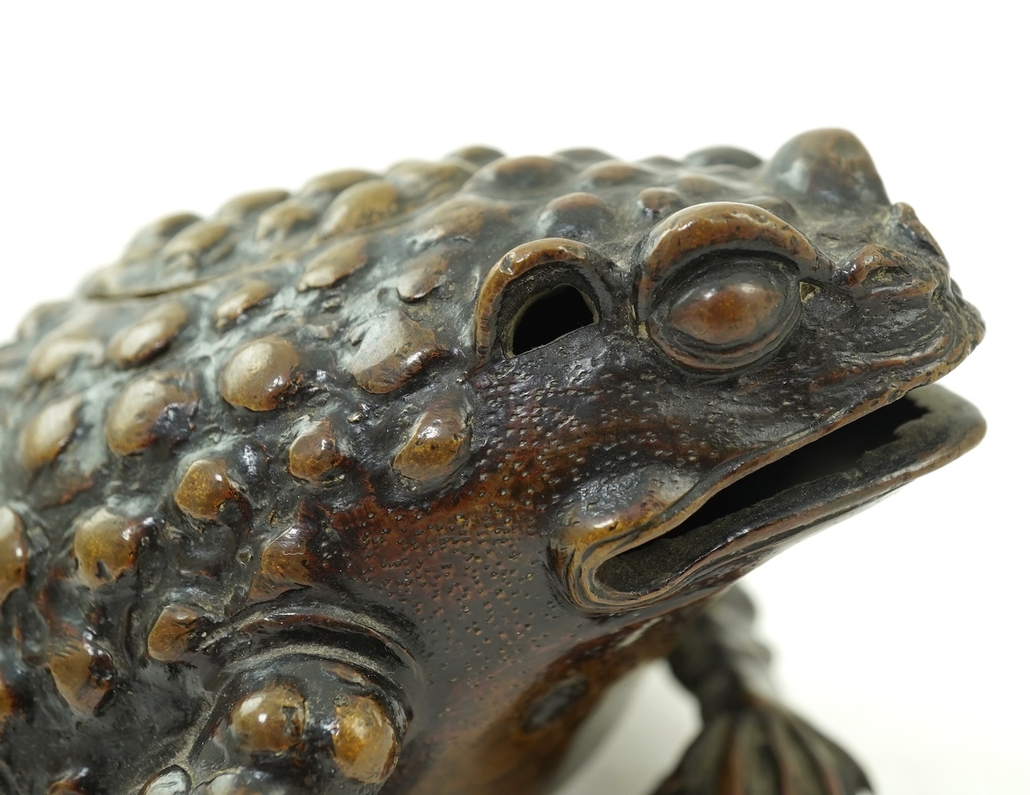 An Italian bronze model of a toad, probably Padua or Florence, c.1600